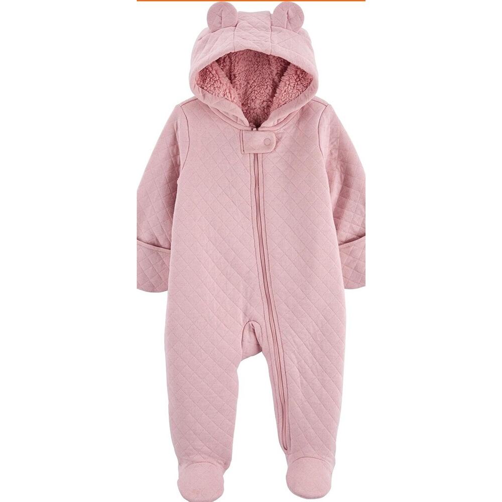 Simple Joys Kid's Pram Ivory Bear Outerwear Size 6-9 Months